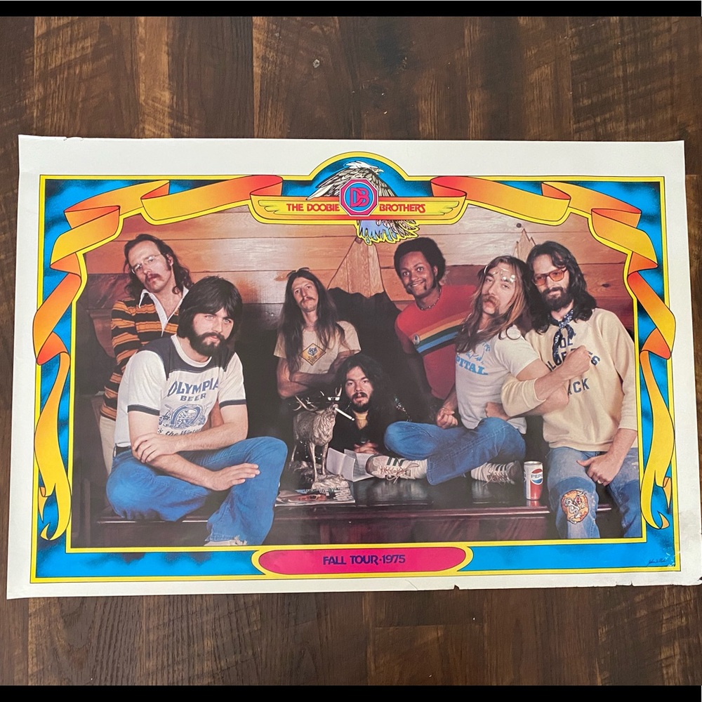 1975 Doobie Brothers Fall Tour Poster